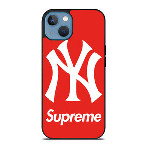 NEW YORK YANKEES X SUPREME RED iPhone 13 Case Cover
