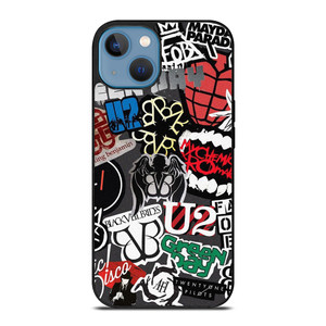 PUNK ROCK BAND COLLAGE iPhone 13 Case Cover PUNK ROCK BAND COLLAGE iPhone 13 Case Cover