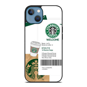 STARBUCKS COFFEE BILLS iPhone 13 Case Cover STARBUCKS COFFEE BILLS iPhone 13 Case Cover