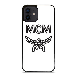 MCM WORLDWIDE WHITE iPhone 12 Mini Case Cover