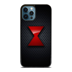 BLACK WIDOW MARVEL SYMBOL iPhone 12 Pro Max Case Cover