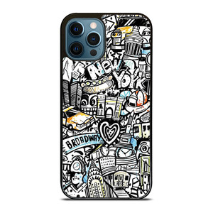 BROOKLYN NEW YORK ART iPhone 12 Pro Max Case Cover