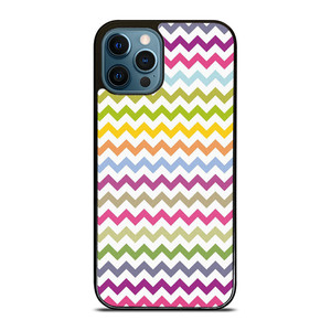 CUTE CHEVRON COLORFUL iPhone 12 Pro Max Case Cover