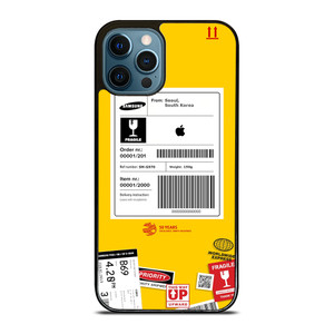 DHL SHIPPING EXPRESS LABEL APPLE iPhone 12 Pro Max Case Cover
