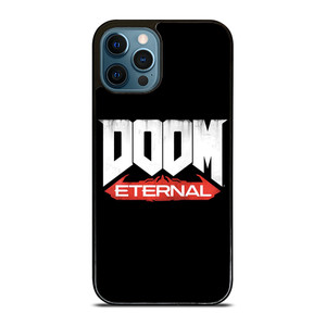 DOOM ETERNAL GAMES LOGO BLACK iPhone 12 Pro Max Case Cover
