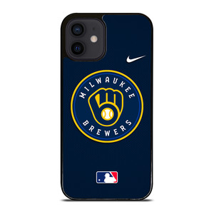 MILWAUKEE BREWERS MLB BASEBALL NIKE iPhone 12 Mini Case Cover MILWAUKEE BREWERS MLB BASEBALL NIKE iPhone 12 Mini Case Cover