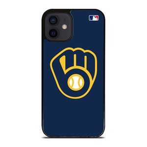 MILWAUKEE BREWERS MLB LOGO iPhone 12 Mini Case Cover MILWAUKEE BREWERS MLB LOGO iPhone 12 Mini Case Cover