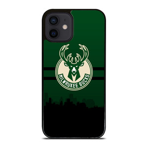 MILWAUKEE BUCKS NBA SKYLINE iPhone 12 Mini Case Cover MILWAUKEE BUCKS NBA SKYLINE iPhone 12 Mini Case Cover