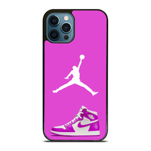 NIKE AIR JORDAN PURPLE iPhone 12 Pro Max Case Cover