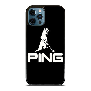 PING GOLF BLACK LOGO iPhone 12 Pro Max Case Cover