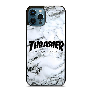 THRASHER SKATEBOARD MARBLE iPhone 12 Pro Max Case Cover