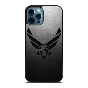 USAF UNITED STATES AIR FORCES LOGO METAL iPhone 12 Pro Max Case Cover