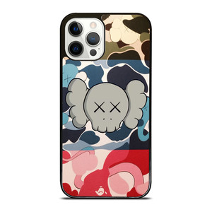 BAPE CAMO KAWS iPhone 12 Pro Case Cover