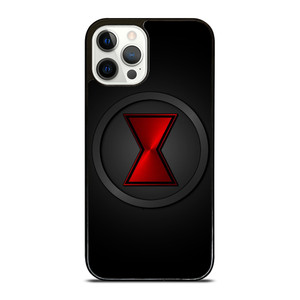 BLACK WIDOW METAL LOGO iPhone 12 Pro Case Cover