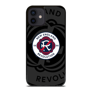 NEW ENGLAND REVOLUTION MLS BLACK iPhone 12 Mini Case Cover