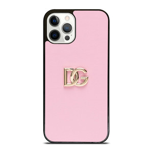 DOLCE AND GABBANA PINK LOGO iPhone 12 Pro Case Cover