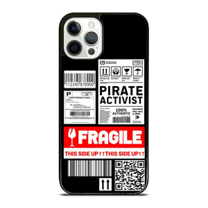 FRAGILE STAMP BARCODE LABELS iPhone 12 Pro Case Cover