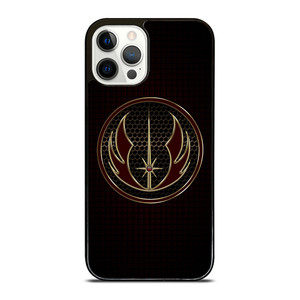 GRAY JEDI STAR WARS METAL SYMBOL iPhone 12 Pro Case Cover