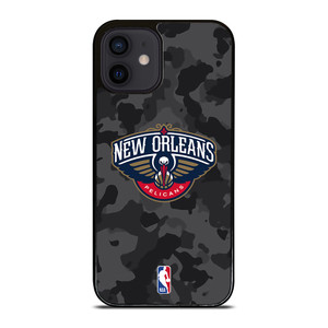 NEW ORLEANS PELICANS BLACK CAMO iPhone 12 Mini Case Cover NEW ORLEANS PELICANS BLACK CAMO iPhone 12 Mini Case Cover