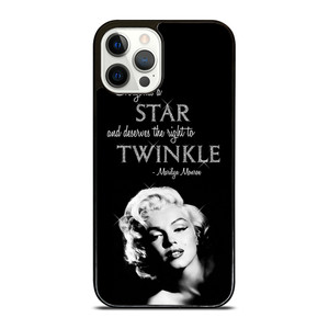 MARILYN MONROE BLACK QUOTES iPhone 12 Pro Case Cover MARILYN MONROE BLACK QUOTES iPhone 12 Pro Case Cover