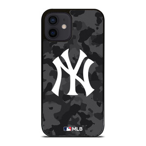 NEW YORK YANKEES BASEBALL BLACK CAMO iPhone 12 Mini Case Cover