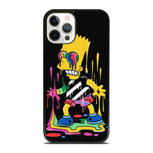 THE SIMPSONS TRIPPY ART iPhone 12 Pro Case Cover