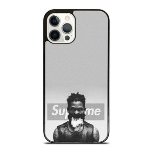 TRAVIS SCOTT SUPREME BLACK WHITE iPhone 12 Pro Case Cover