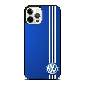 VOLKSWAGEN BLUE STRIPE LOGO iPhone 12 Pro Case Cover VOLKSWAGEN BLUE STRIPE LOGO iPhone 12 Pro Case Cover