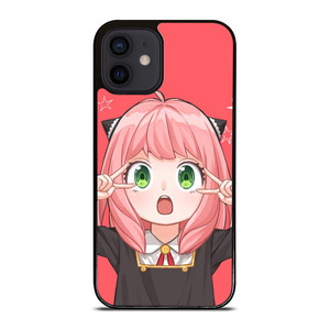 ANYA SPY X FAMILY PINK iPhone 12 Mini Case Cover ANYA SPY X FAMILY PINK iPhone 12 Mini Case Cover