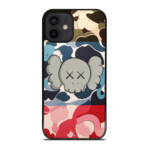 BAPE CAMO KAWS iPhone 12 Mini Case Cover