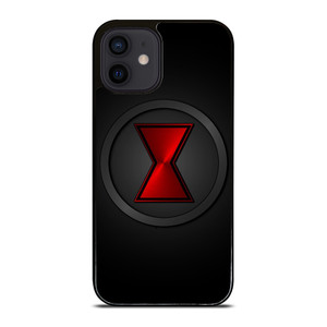 BLACK WIDOW METAL LOGO iPhone 12 Mini Case Cover