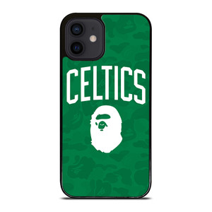 BOSTON CELTICS X BAPE CAMO iPhone 12 Mini Case Cover