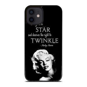 MARILYN MONROE BLACK QUOTES iPhone 12 Mini Case Cover MARILYN MONROE BLACK QUOTES iPhone 12 Mini Case Cover
