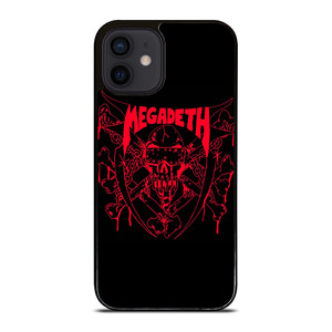 MEGADETH METAL BAND LOGO iPhone 12 Mini Case Cover MEGADETH METAL BAND LOGO iPhone 12 Mini Case Cover