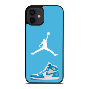NIKE AIR JORDAN BLUE iPhone 12 Mini Case Cover NIKE AIR JORDAN BLUE iPhone 12 Mini Case Cover