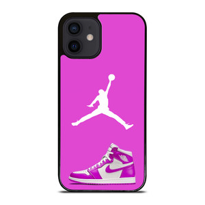 NIKE AIR JORDAN PURPLE iPhone 12 Mini Case Cover NIKE AIR JORDAN PURPLE iPhone 12 Mini Case Cover
