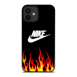 NIKE SWOOSH IN FLAMES iPhone 12 Mini Case Cover NIKE SWOOSH IN FLAMES iPhone 12 Mini Case Cover