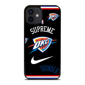 OKLAHOMA CITY THUNDER NBA X SUPREME NIKE iPhone 12 Mini Case Cover OKLAHOMA CITY THUNDER NBA X SUPREME NIKE iPhone 12 Mini Case Cover