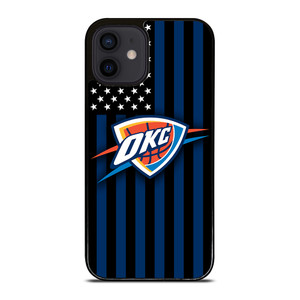 OKLAHOMA CITY THUNDERS NBA USA FLAG iPhone 12 Mini Case Cover