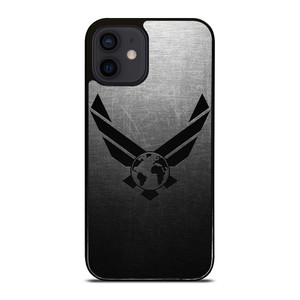 USAF UNITED STATES AIR FORCES LOGO METAL iPhone 12 Mini Case Cover