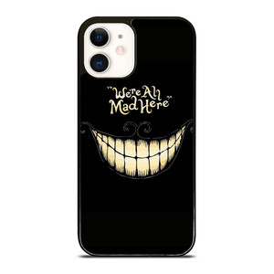 CHESIRE CAT ALICE IN WONDERLAND MAD HERE iPhone 12 Case Cover CHESIRE CAT ALICE IN WONDERLAND MAD HERE iPhone 12 Case Cover