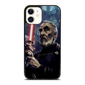 DARTH TYRANUS COUNT DOOKU STAR WARS iPhone 12 Case Cover DARTH TYRANUS COUNT DOOKU STAR WARS iPhone 12 Case Cover