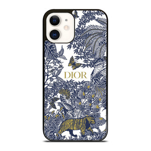 DIOR FLORAL BLUE iPhone 12 Case Cover DIOR FLORAL BLUE iPhone 12 Case Cover