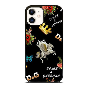 DOLCE AND GABBANA LUXURY PATTERN iPhone 12 Case Cover