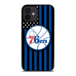 PHILADELPHIA 76ERS NBA USA FLAG iPhone 12 Mini Case Cover