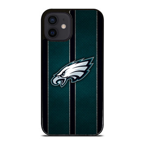 PHILADELPHIA EAGLES NFL METAL STRIPE iPhone 12 Mini Case Cover PHILADELPHIA EAGLES NFL METAL STRIPE iPhone 12 Mini Case Cover