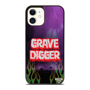 GRAVE DIGGER MONSTER TRUCK iPhone 12 Case Cover GRAVE DIGGER MONSTER TRUCK iPhone 12 Case Cover