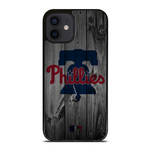 PHILADELPHIA PHILLIES BASEBALL MLB WOOD LOGO iPhone 12 Mini Case Cover PHILADELPHIA PHILLIES BASEBALL MLB WOOD LOGO iPhone 12 Mini Case Cover
