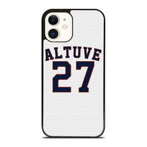 JOSE ALTUVE HOUSTON ASTROS BASEBALL iPhone 12 Case Cover JOSE ALTUVE HOUSTON ASTROS BASEBALL iPhone 12 Case Cover