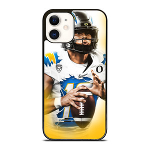 JUSTIN HERBERT LOS ANGELES CHARGERS iPhone 12 Case Cover